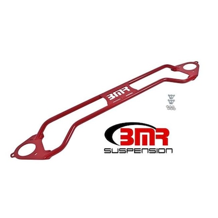 Bmr Suspension BMR Suspension STB019R Red Twin Tube Design Strut Tower Brace for 2016-2017 6th Gen Camaro Front STB019R